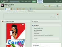 Tablet Screenshot of dpcouplesclub.deviantart.com