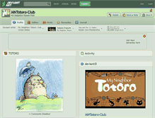 Tablet Screenshot of mntotoro-club.deviantart.com