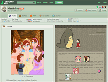 Tablet Screenshot of niarahime.deviantart.com