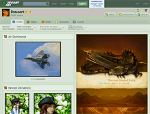 Tablet Screenshot of dracoart.deviantart.com