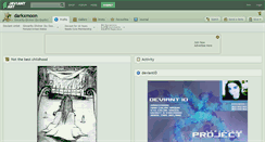 Desktop Screenshot of darkxmoon.deviantart.com