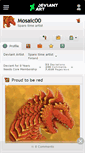 Mobile Screenshot of mosaic00.deviantart.com