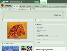 Tablet Screenshot of mosaic00.deviantart.com