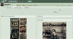 Desktop Screenshot of industriarts.deviantart.com