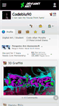 Mobile Screenshot of codeblu90.deviantart.com