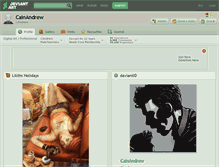 Tablet Screenshot of cainandrew.deviantart.com