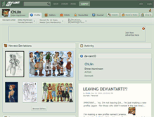 Tablet Screenshot of chijin.deviantart.com