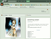 Tablet Screenshot of fuzzy-boy.deviantart.com