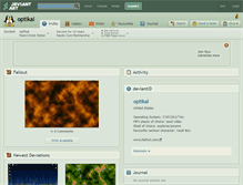 Tablet Screenshot of optikal.deviantart.com