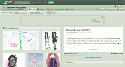 Desktop Screenshot of japaneseteddybear.deviantart.com