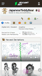 Mobile Screenshot of japaneseteddybear.deviantart.com
