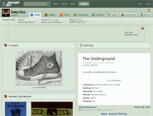 Tablet Screenshot of data-dox.deviantart.com