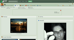 Desktop Screenshot of fzk.deviantart.com