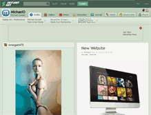 Tablet Screenshot of michaelo.deviantart.com