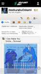 Mobile Screenshot of meekurabuookami.deviantart.com