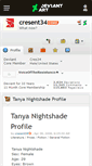 Mobile Screenshot of cresent34.deviantart.com