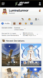 Mobile Screenshot of luminasumnor.deviantart.com