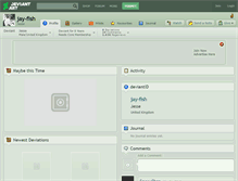 Tablet Screenshot of jay-fish.deviantart.com