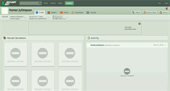 Desktop Screenshot of homerjysimpson.deviantart.com