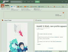 Tablet Screenshot of kaahe.deviantart.com