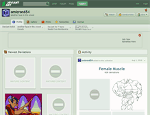 Tablet Screenshot of omicron654.deviantart.com