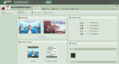 Desktop Screenshot of naruhinabestcouple.deviantart.com