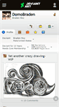 Mobile Screenshot of domobraden.deviantart.com