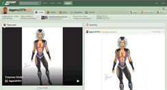Desktop Screenshot of dagame2578.deviantart.com