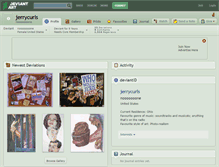 Tablet Screenshot of jerrycurls.deviantart.com