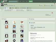 Tablet Screenshot of elc55.deviantart.com