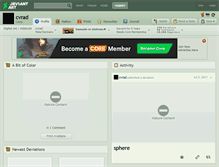 Tablet Screenshot of cvrad.deviantart.com