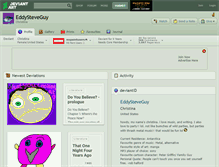 Tablet Screenshot of eddysteveguy.deviantart.com