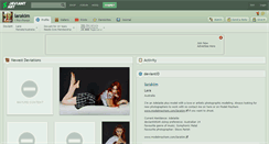 Desktop Screenshot of larakim.deviantart.com