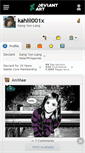 Mobile Screenshot of kahlil001x.deviantart.com