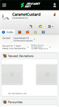 Mobile Screenshot of caramelcustard.deviantart.com