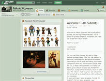 Tablet Screenshot of fallout-3-lovers.deviantart.com