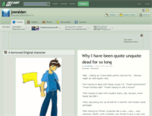 Tablet Screenshot of joeraiden.deviantart.com