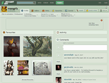 Tablet Screenshot of massgrfx.deviantart.com