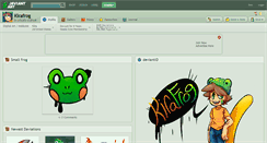 Desktop Screenshot of kirafrog.deviantart.com