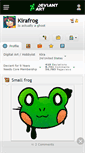 Mobile Screenshot of kirafrog.deviantart.com