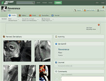 Tablet Screenshot of flowerence.deviantart.com