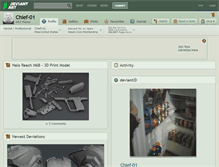 Tablet Screenshot of chief-01.deviantart.com