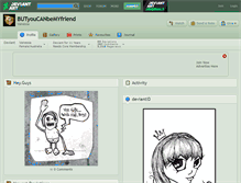 Tablet Screenshot of butyoucanbemyfriend.deviantart.com