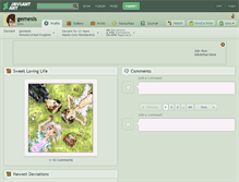 Tablet Screenshot of gemesis.deviantart.com