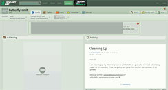 Desktop Screenshot of butterflyvomit.deviantart.com