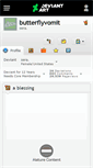 Mobile Screenshot of butterflyvomit.deviantart.com