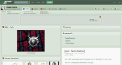 Desktop Screenshot of head-nurse.deviantart.com