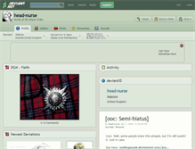 Tablet Screenshot of head-nurse.deviantart.com