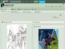Tablet Screenshot of angelic-artist.deviantart.com