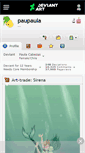 Mobile Screenshot of paupaula.deviantart.com